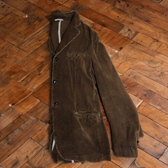𝗦𝗢𝗟𝗗 Abercrombie & Fitch VINTAGE pinwhale corduroy blazer - Picture 1 of 6